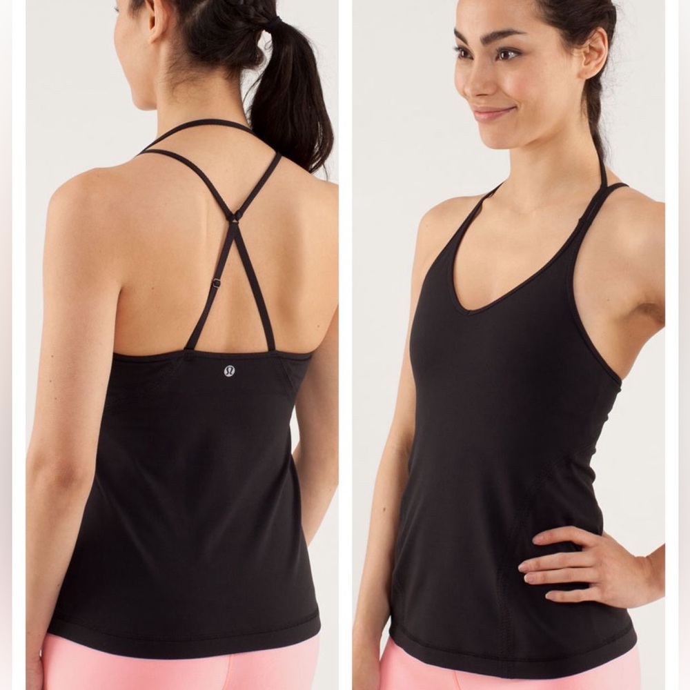 NWOT - Lululemon Surya Tank Top (Size 8) *Black